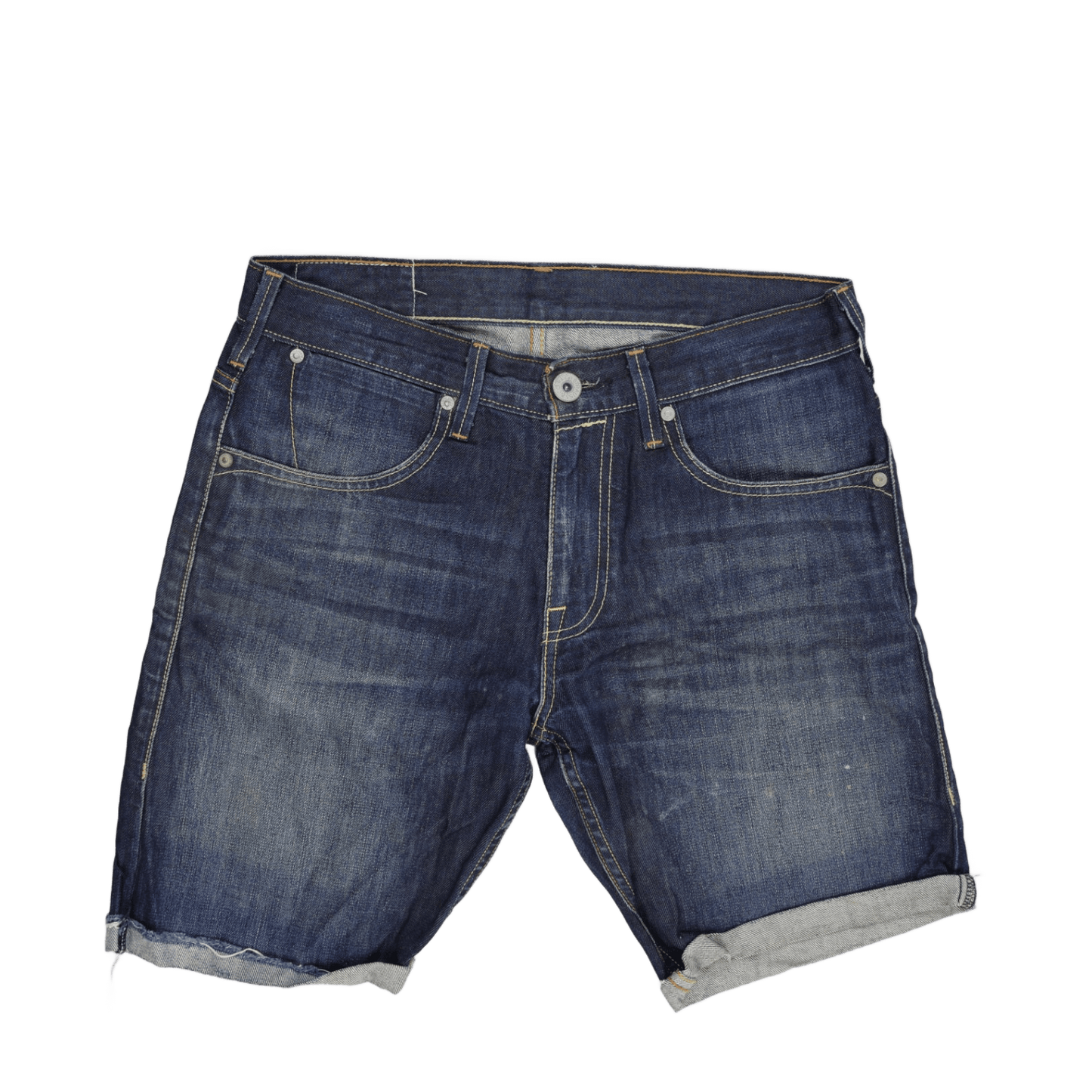 Levi Strauss & Co 501 Original Fit Denim Shorts Dark Wash Size 32 100% Cotton
