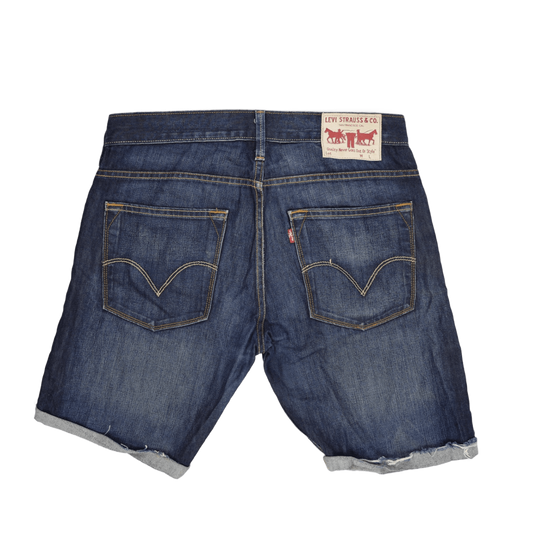 Levi Strauss & Co 501 Original Fit Denim Shorts Dark Wash Size 32 100% Cotton