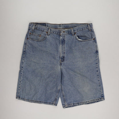 Levi's 550 Relaxed Fit Vintage Denim Shorts Light Blue W40 Cotton