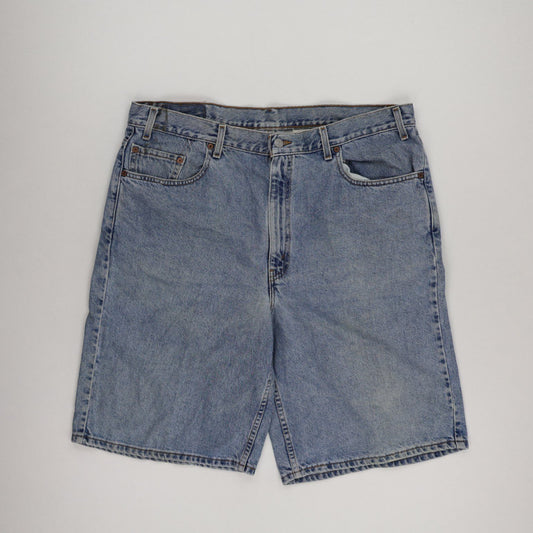 Levi's 550 Relaxed Fit Vintage Denim Shorts Light Blue W40 Cotton
