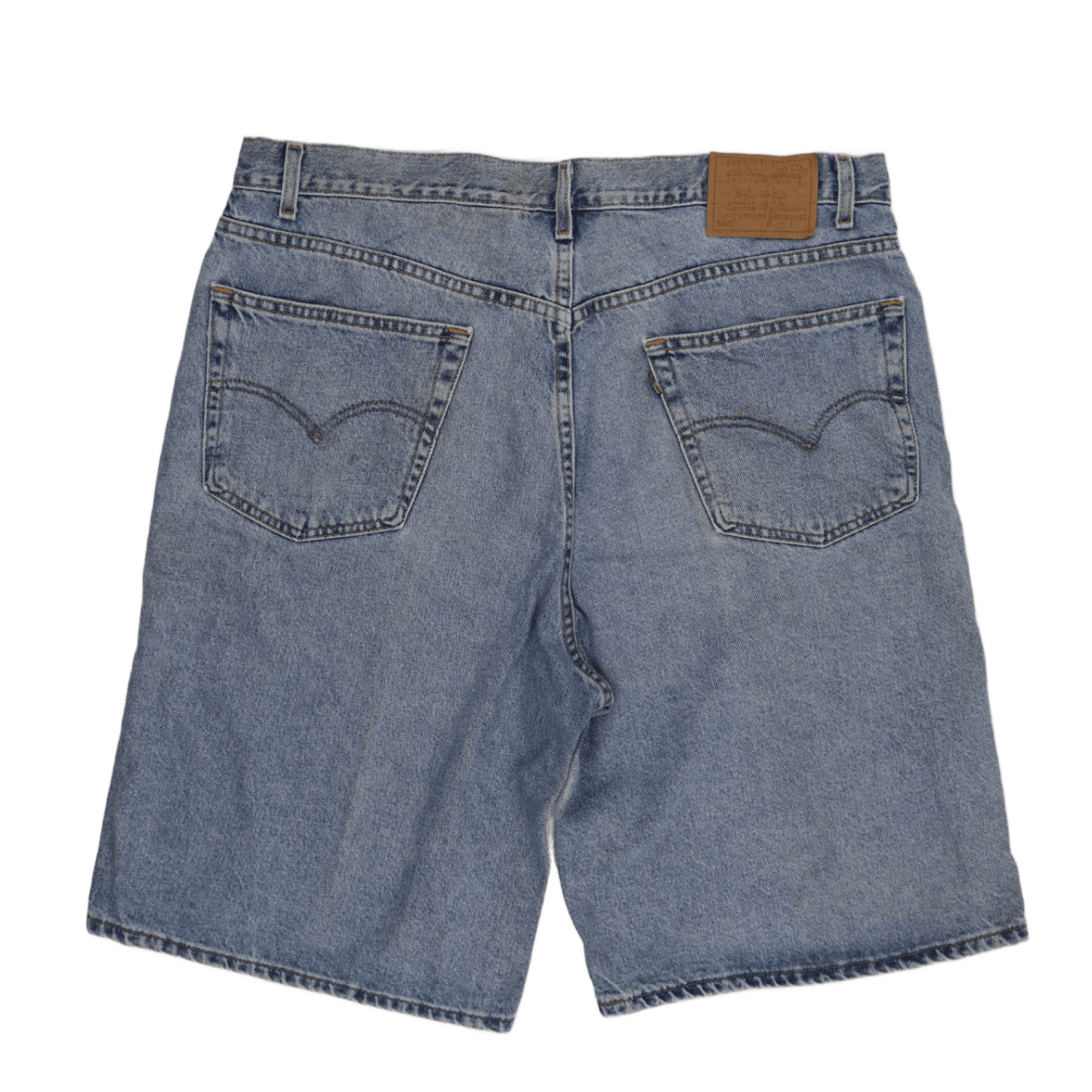 Levi's 550 Relaxed Fit Vintage Denim Shorts Light Blue W40 Cotton