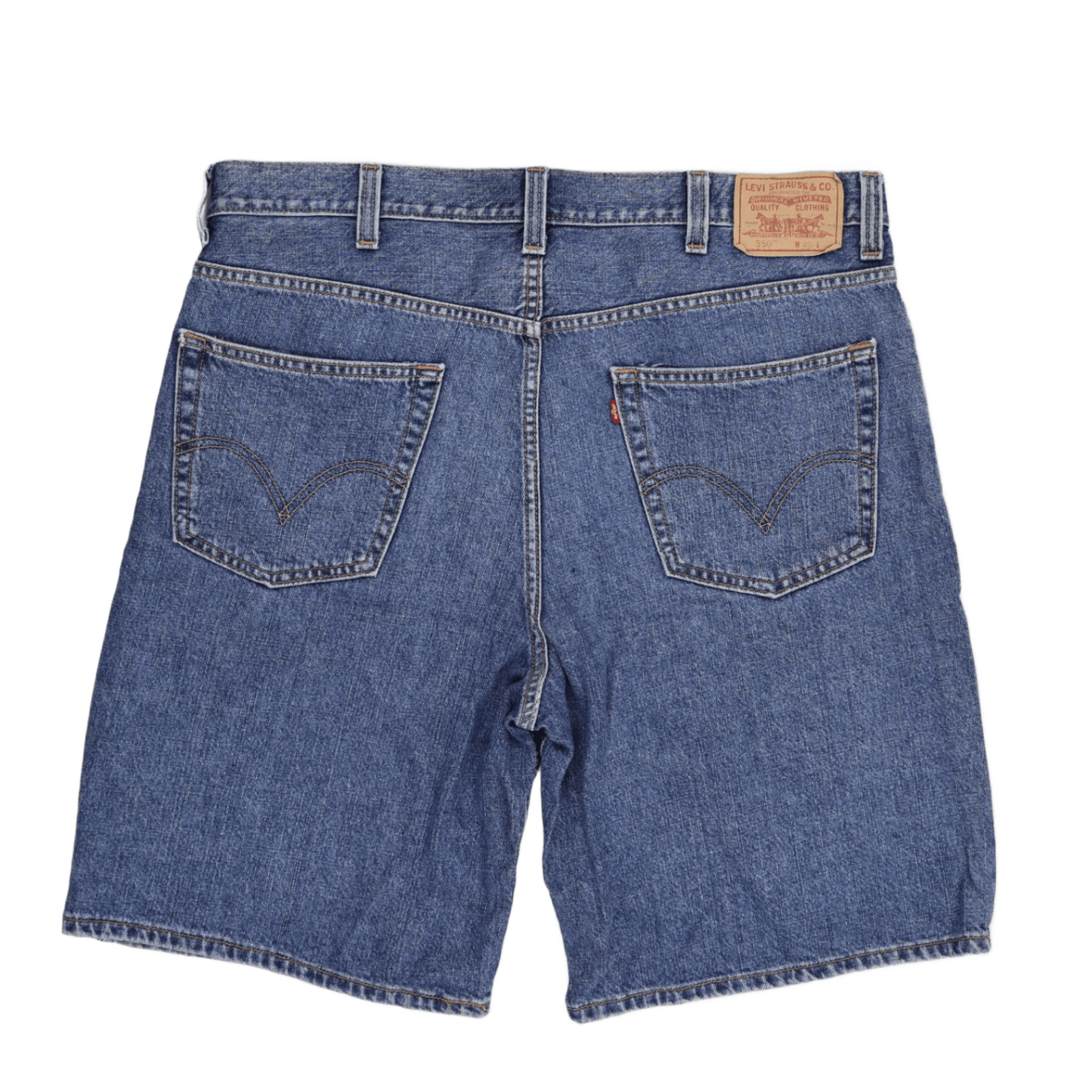 Levi's 550 Vintage Denim Shorts Blue W40 100% Cotton