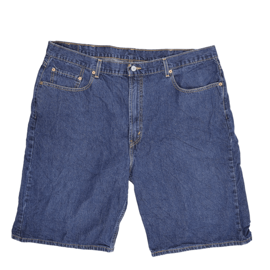 Levi's 569 Loose Straight Fit Denim Shorts Blue W42 100 Percent Cotton Vintage