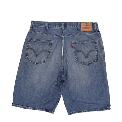 Levi's 569 Loose Fit Vintage Blue Denim Shorts W38 100% Cotton