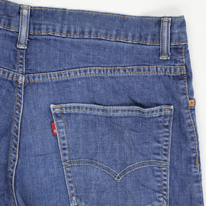Levi's Blue Denim Shorts for Men W32 L12 100% Cotton Vintage