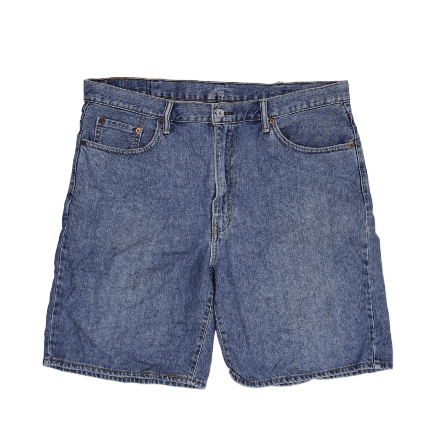 Levi's 550 Relaxed Fit Blue Denim Shorts W40 100 Percent Cotton Vintage