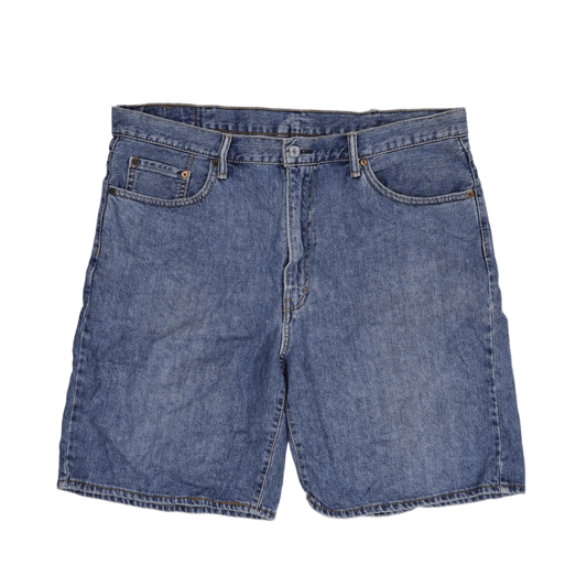 Levi's 550 Relaxed Fit Blue Denim Shorts W40 100 Percent Cotton Vintage