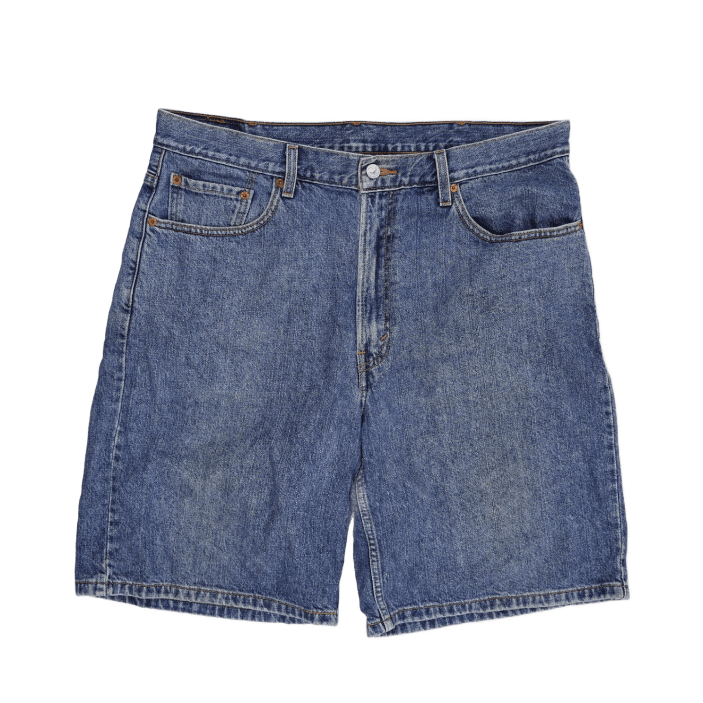Levi's 550 Men's Relaxed Fit Blue Denim Shorts W38 100% Cotton Vintage
