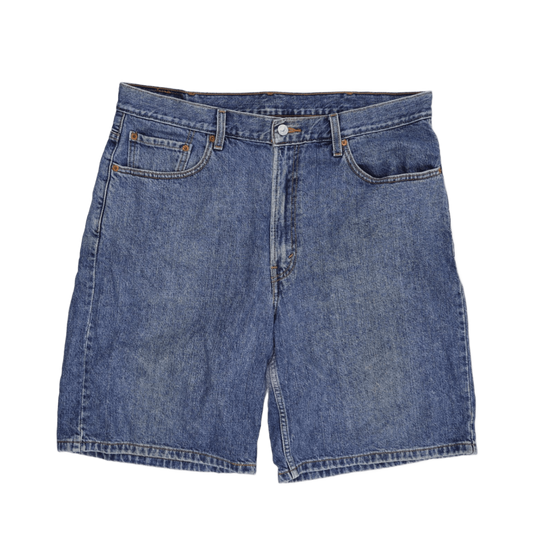 Levi's 550 Men's Relaxed Fit Blue Denim Shorts W38 100% Cotton Vintage