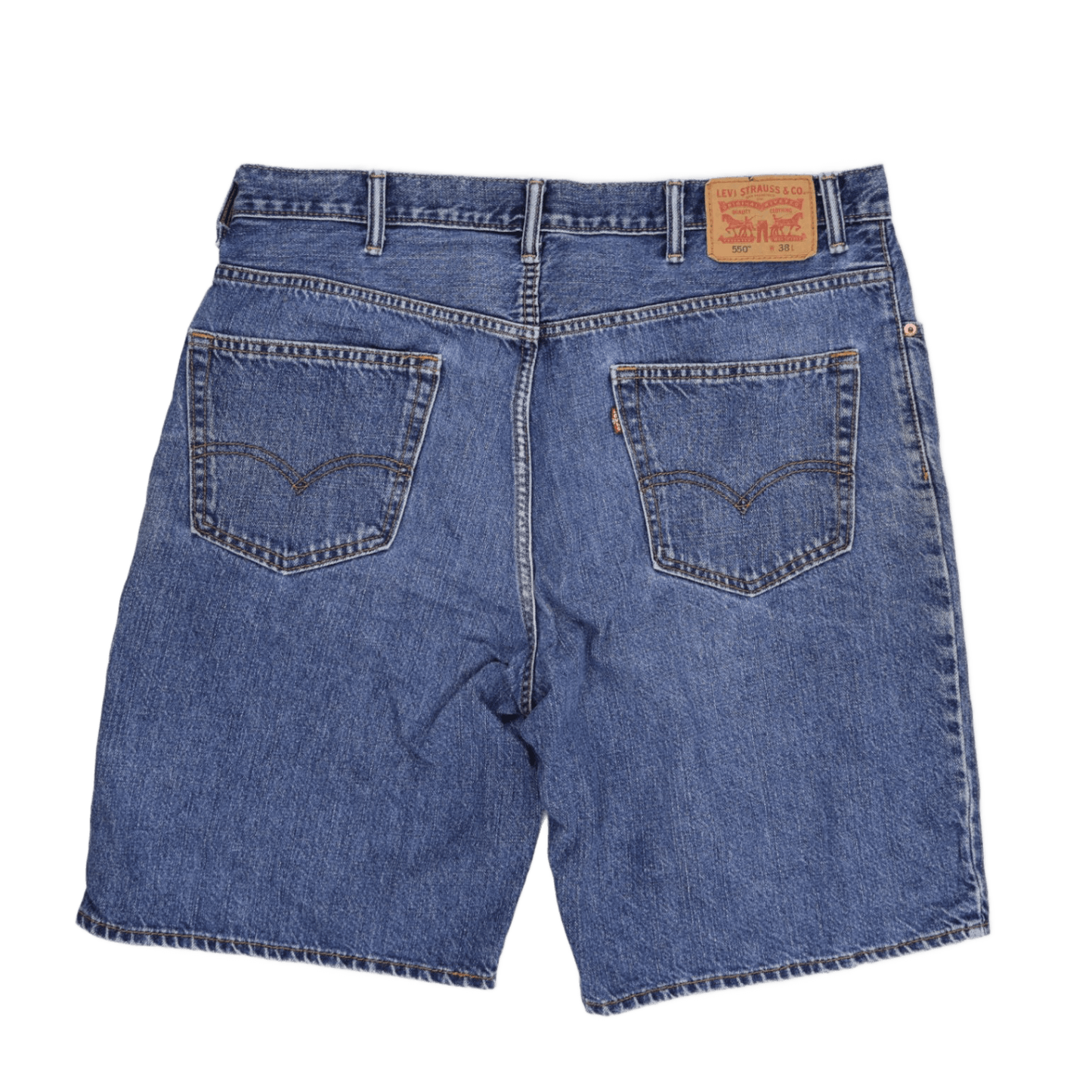 Levi's 550 Vintage Denim Shorts Blue W38 Cotton
