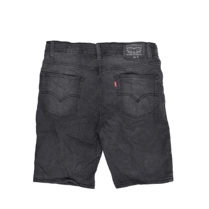 Levi's Black Denim Shorts W29 25 cm Inseam Cotton Blend Men's Clothing