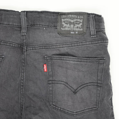 Levi's Black Denim Shorts W29 25 cm Inseam Cotton Blend Men's Clothing