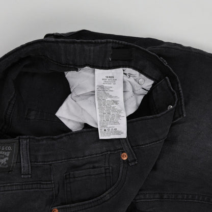 Levi's Black Denim Shorts W29 25 cm Inseam Cotton Blend Men's Clothing