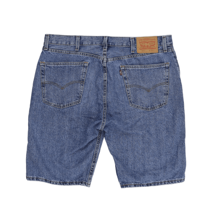 Levi's 505 Vintage Blue Denim Shorts 38W 10.5 Inch Inseam Cotton
