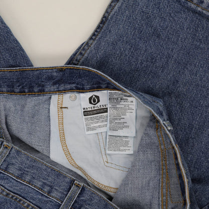 Levi's 505 Vintage Blue Denim Shorts 38W 10.5 Inch Inseam Cotton