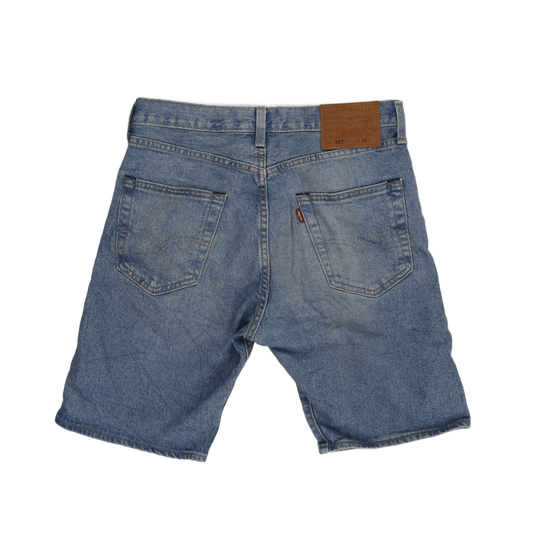 Levi's 501 Straight Fit Denim Shorts Vintage Blue W28 Cotton