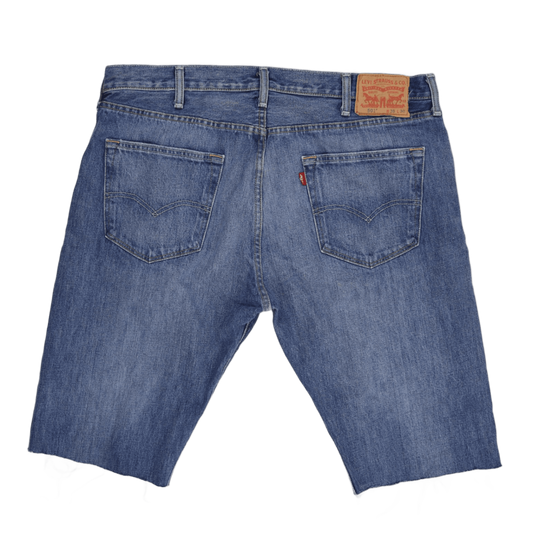 Levi's 501 Raw Hem Denim Shorts Blue W38 Cotton Denim Vintage
