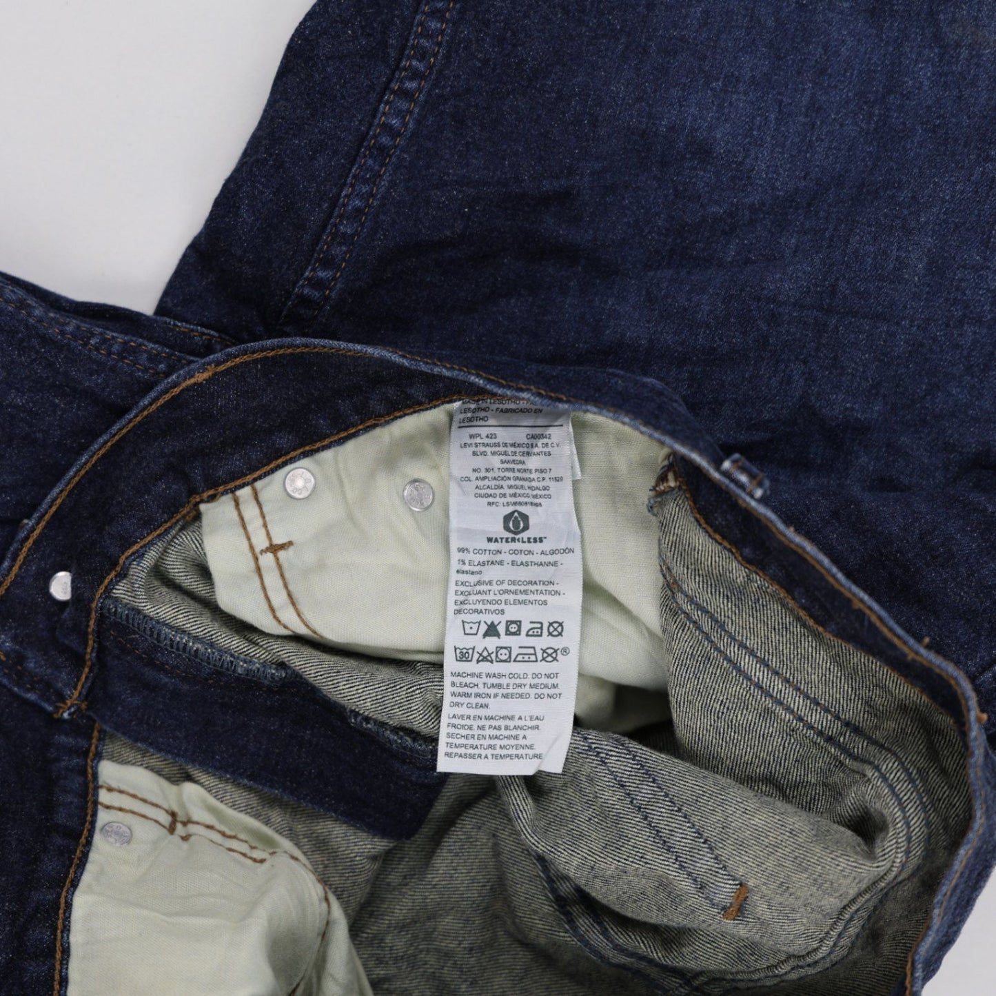 Levi Strauss & Co Denim Shorts Blue Size 36 99 Cotton 1 Elastane