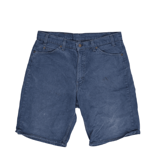 Levi's 550 Relaxed Fit Blue Denim Shorts 36W Cotton Vintage