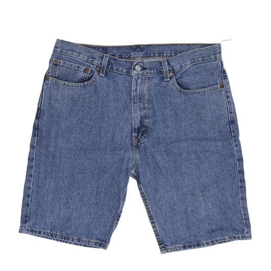 Levi's 505 Waterless Denim Shorts Blue Size 36 100% Cotton Vintage