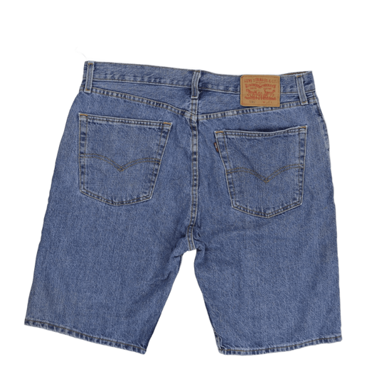 Levi's 505 Waterless Denim Shorts Blue Size 36 100% Cotton Vintage