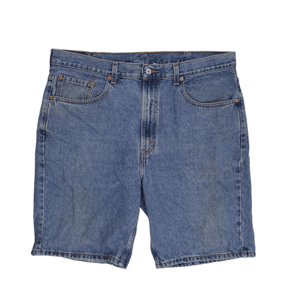 Levi's 505 Regular Fit Vintage Denim Shorts Blue W38 9 Inch Cotton
