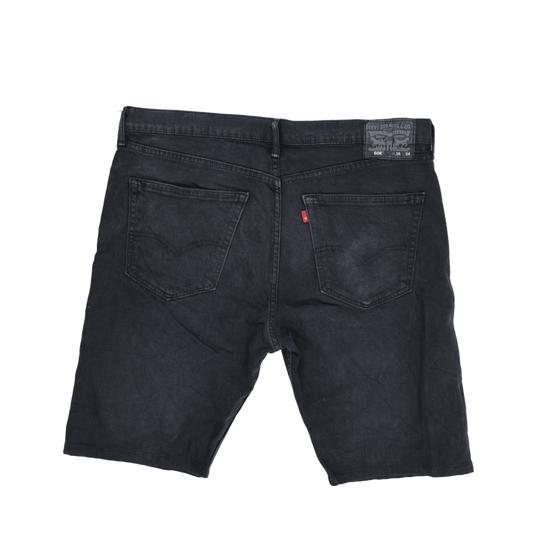 Levi's 508 Men's Black Denim Shorts Size W36 Cotton