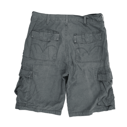Levi's Workwear Grey Cargo Shorts W34 100% Cotton Men's