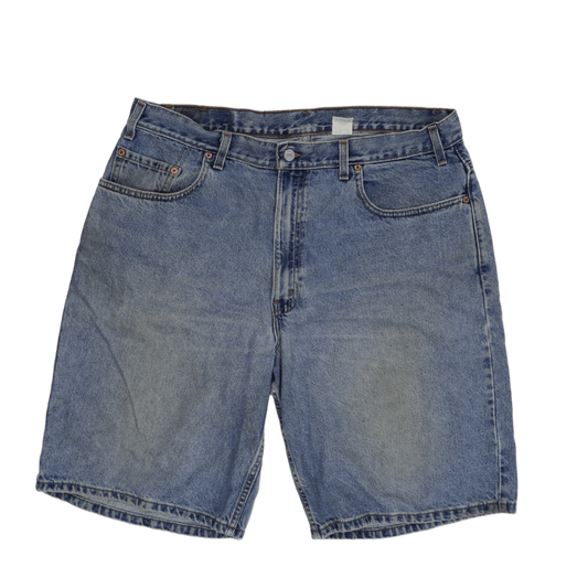 Levi's 560 Loose Fit Vintage Denim Shorts Blue Size 38 Inseam 11 in