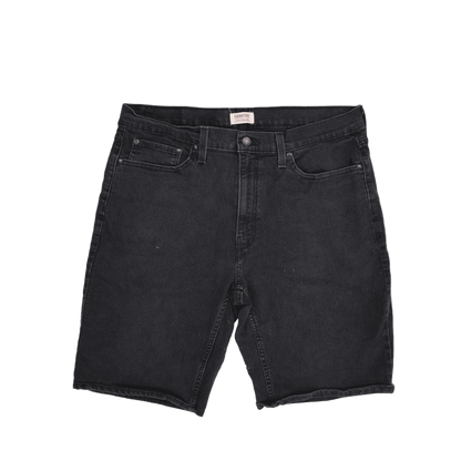 Levi Strauss Signature Black Denim Shorts for Men Size 36 77 Cotton 21 Polyester 2 Elastane