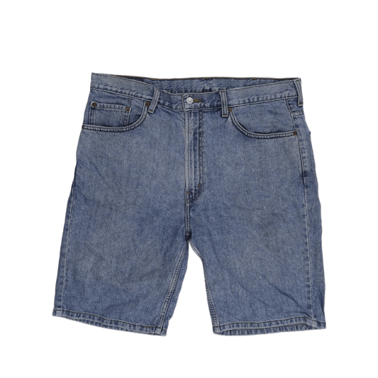 Levi's 505 Regular Fit Vintage Blue Denim Shorts W38 100% Cotton