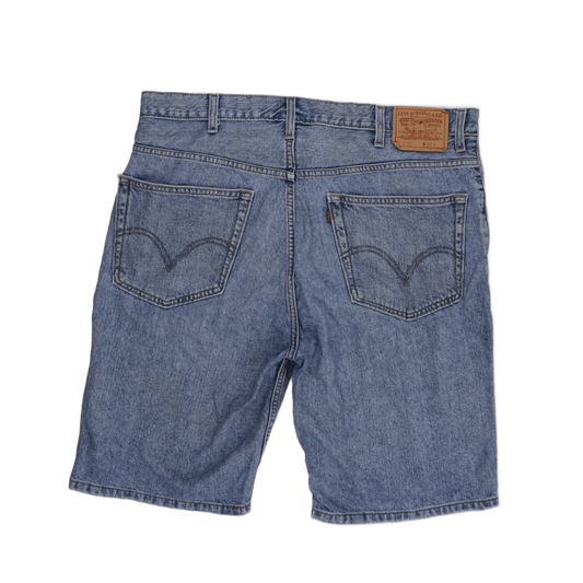 Levi's 505 Regular Fit Vintage Blue Denim Shorts W38 100% Cotton
