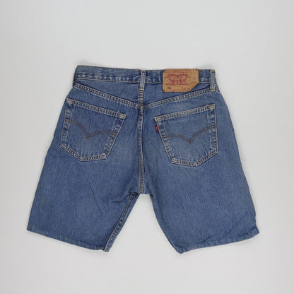 Levi's 501 Vintage Regular Fit Blue Denim Shorts W32 Cotton