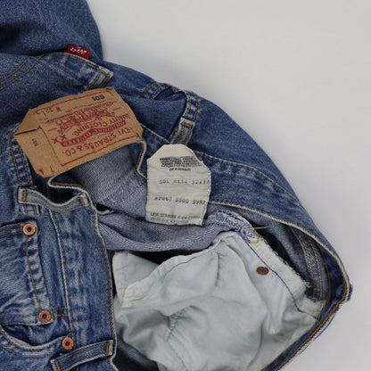Levi's 501 Vintage Regular Fit Blue Denim Shorts W32 Cotton