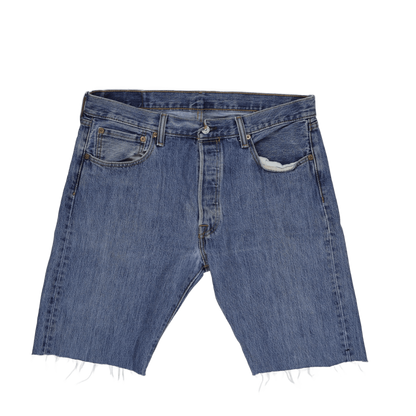 Levi's 501 Men's Vintage Distressed Denim Shorts Classic Blue W34 L30 100% Cotton