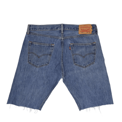 Levi's 501 Men's Vintage Distressed Denim Shorts Classic Blue W34 L30 100% Cotton
