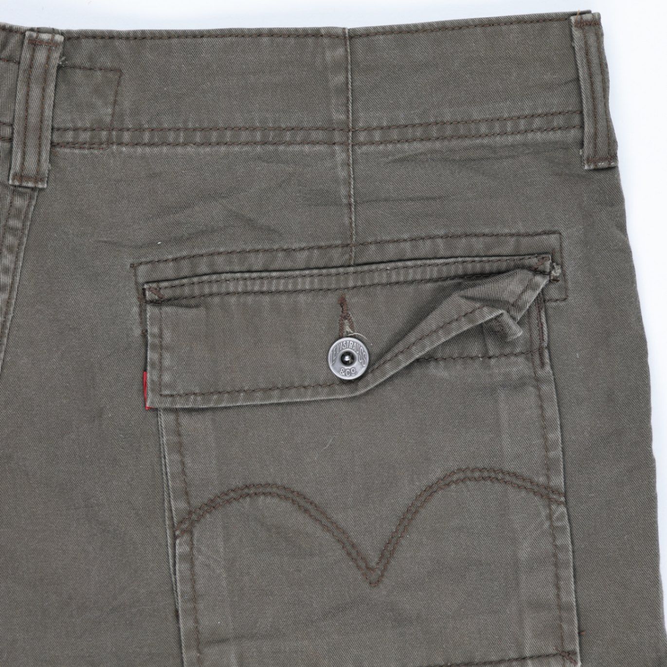 Levi's Men's Cargo Shorts Brown W40 100% Cotton