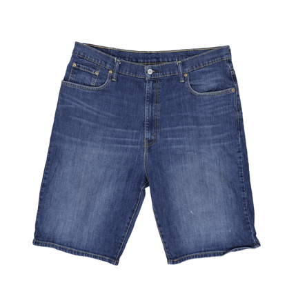 Levi's 569 Loose Fit Denim Shorts Mid Blue W40 Cotton Denim Vintage