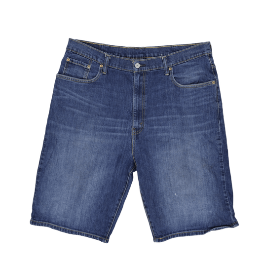Levi's 569 Loose Fit Denim Shorts Mid Blue W40 Cotton Denim Vintage