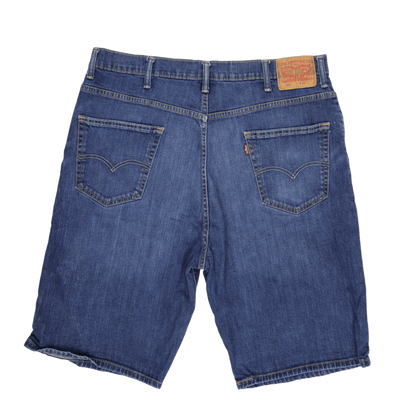 Levi's 569 Loose Fit Denim Shorts Mid Blue W40 Cotton Denim Vintage