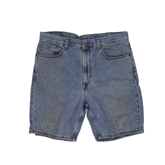 Levi's 505 Regular Fit Vintage Denim Shorts Blue W36 L 100 Percent Cotton