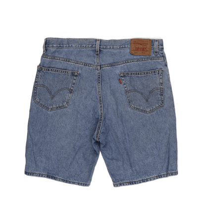 Levi's 505 Regular Fit Vintage Denim Shorts Blue W36 L 100 Percent Cotton