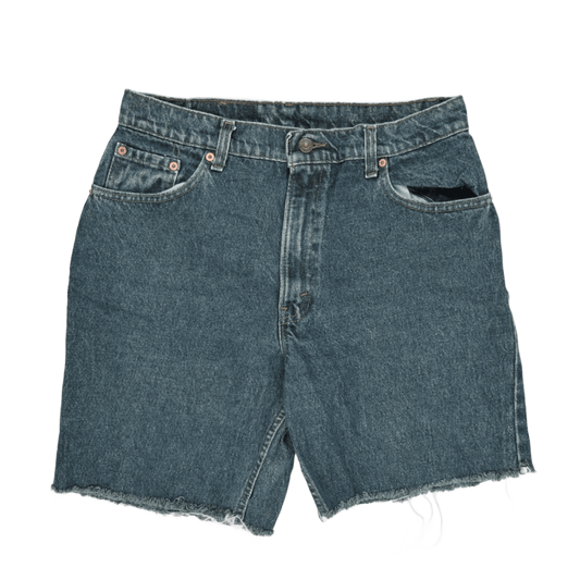 Levi's Vintage Cut Off Shorts Mid Blue Large 100% Cotton 21 cm Inseam