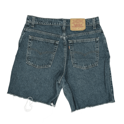 Levi's Vintage Cut Off Shorts Mid Blue Large 100% Cotton 21 cm Inseam