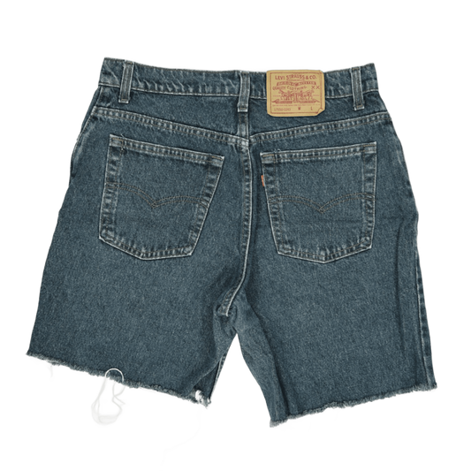 Levi's Vintage Cut Off Shorts Mid Blue Large 100% Cotton 21 cm Inseam