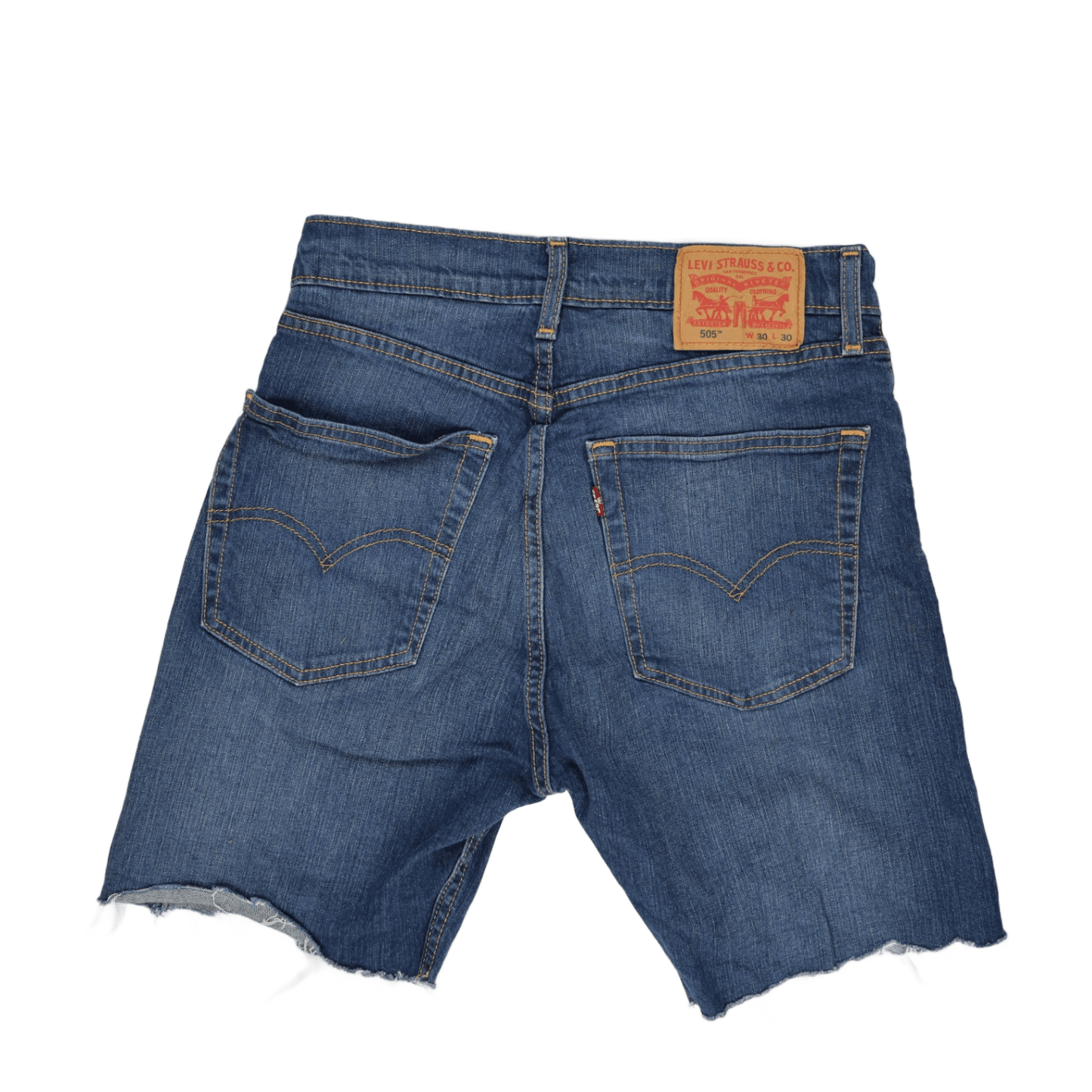 Levi Strauss & Co 505 Cut-Off Shorts Blue Size 30 Denim