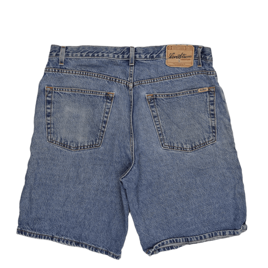 Levi's Strauss Vintage Blue Denim Shorts W36 100% Cotton Relaxed Fit
