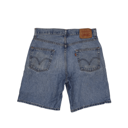Levi's 550 Relaxed Fit Denim Shorts Blue W31 100% Cotton Vintage