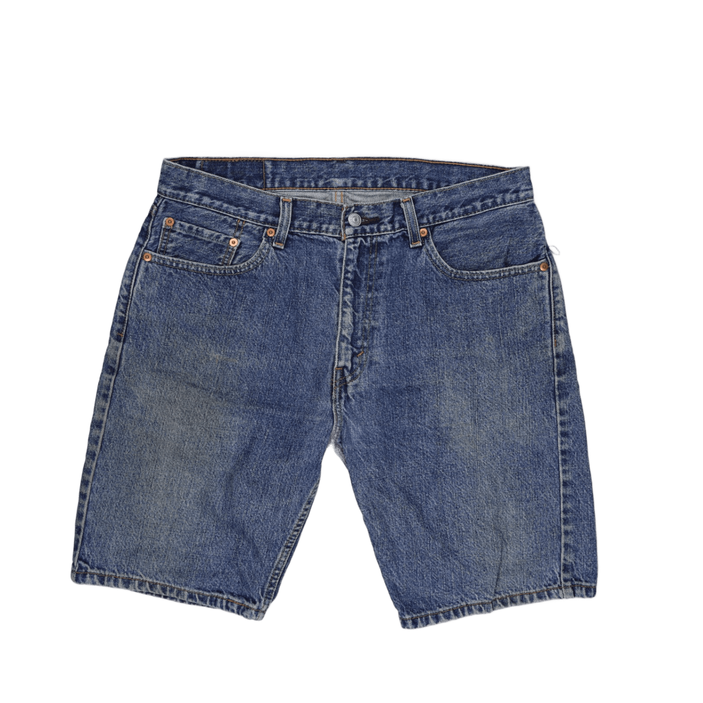 Levi's 505 Classic Blue Denim Shorts W33 100 Percent Cotton Vintage