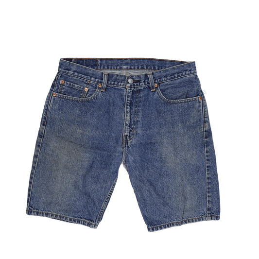 Levi's 505 Classic Blue Denim Shorts W33 100 Percent Cotton Vintage